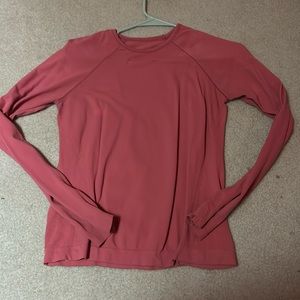 pretty pink Athleta long sleeve